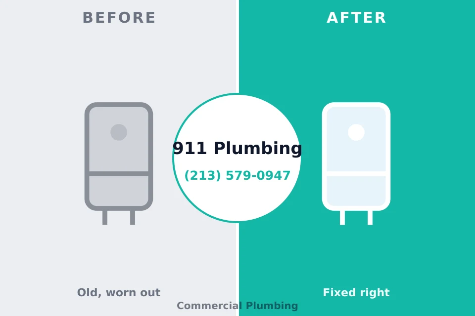 Before and after: plumbing repair Baldwinville, MA